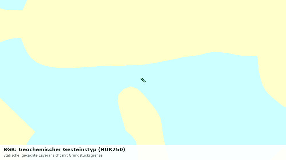 Statische Kartenansicht: BGR: Geochemischer Gesteinstyp (HÜK250)