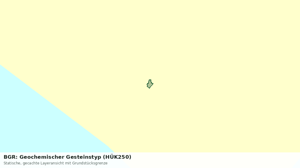 Statische Kartenansicht: BGR: Geochemischer Gesteinstyp (HÜK250)