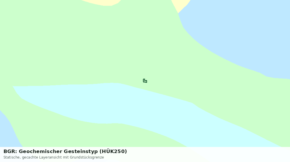 Statische Kartenansicht: BGR: Geochemischer Gesteinstyp (HÜK250)