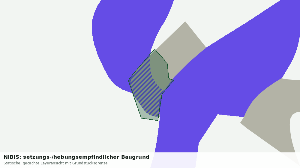 Statische Kartenansicht: NIBIS: setzungs-/hebungsempfindlicher Baugrund