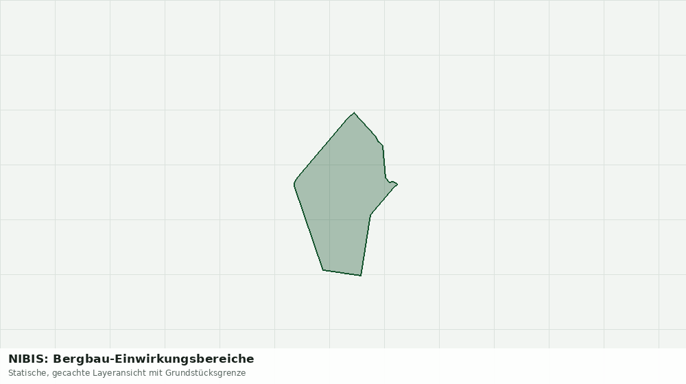 Statische Kartenansicht: NIBIS: Bergbau-Einwirkungsbereiche