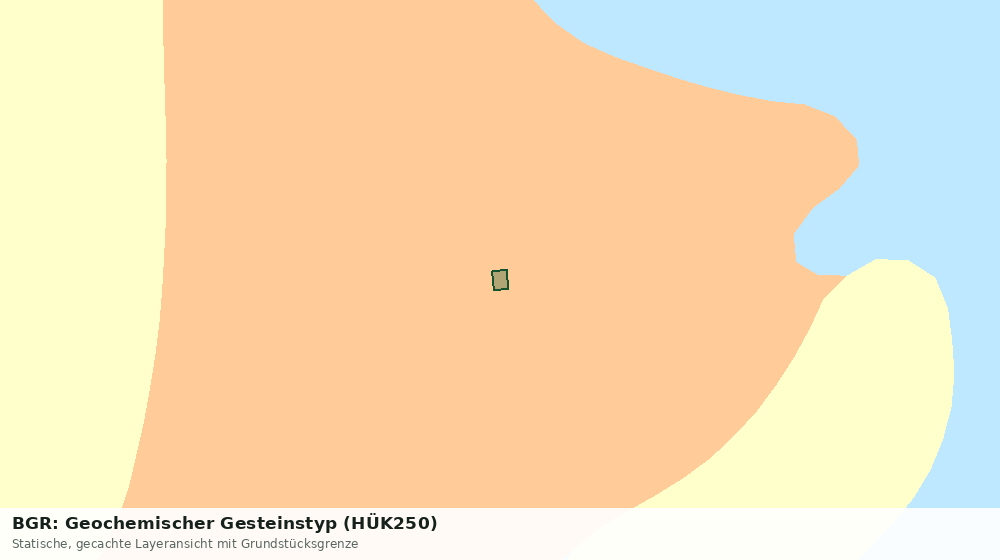 Statische Kartenansicht: BGR: Geochemischer Gesteinstyp (HÜK250)