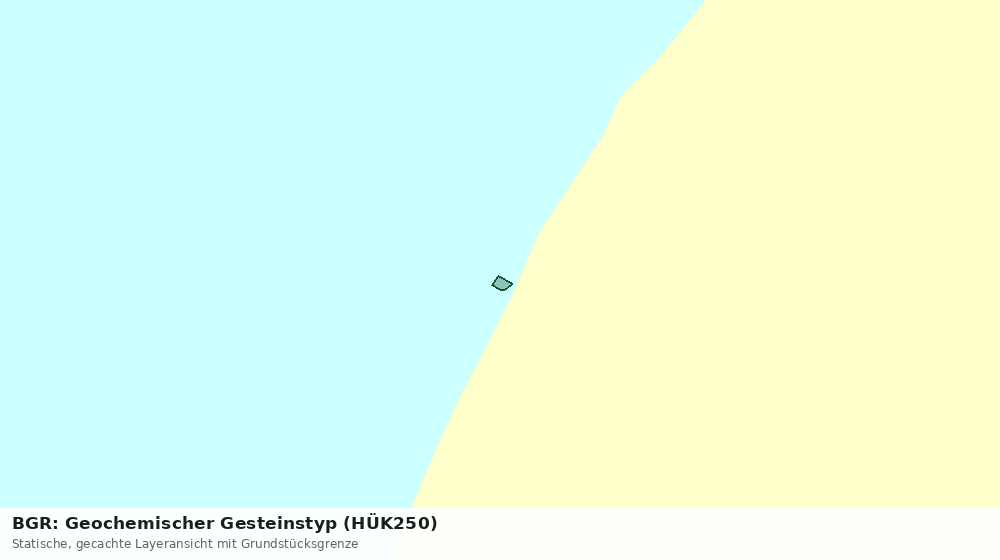 Statische Kartenansicht: BGR: Geochemischer Gesteinstyp (HÜK250)
