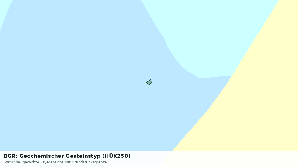 Statische Kartenansicht: BGR: Geochemischer Gesteinstyp (HÜK250)