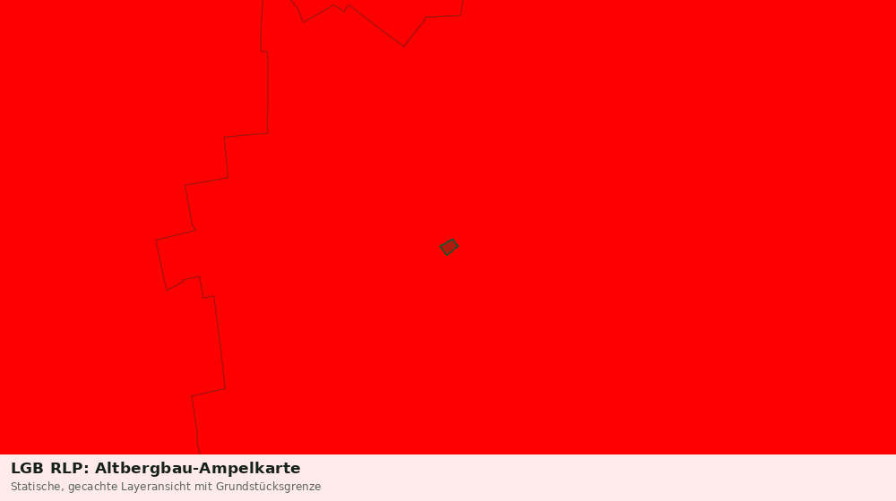Statische Kartenansicht: LGB RLP: Altbergbau-Ampelkarte