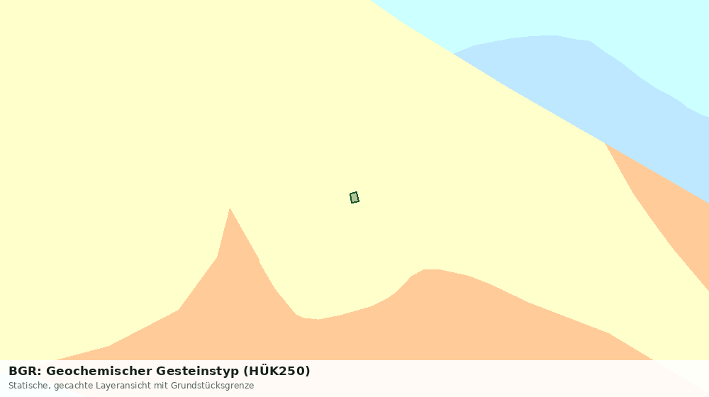 Statische Kartenansicht: BGR: Geochemischer Gesteinstyp (HÜK250)
