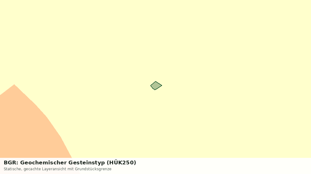 Statische Kartenansicht: BGR: Geochemischer Gesteinstyp (HÜK250)