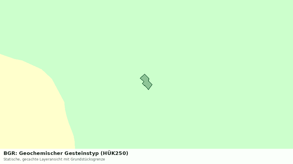 Statische Kartenansicht: BGR: Geochemischer Gesteinstyp (HÜK250)