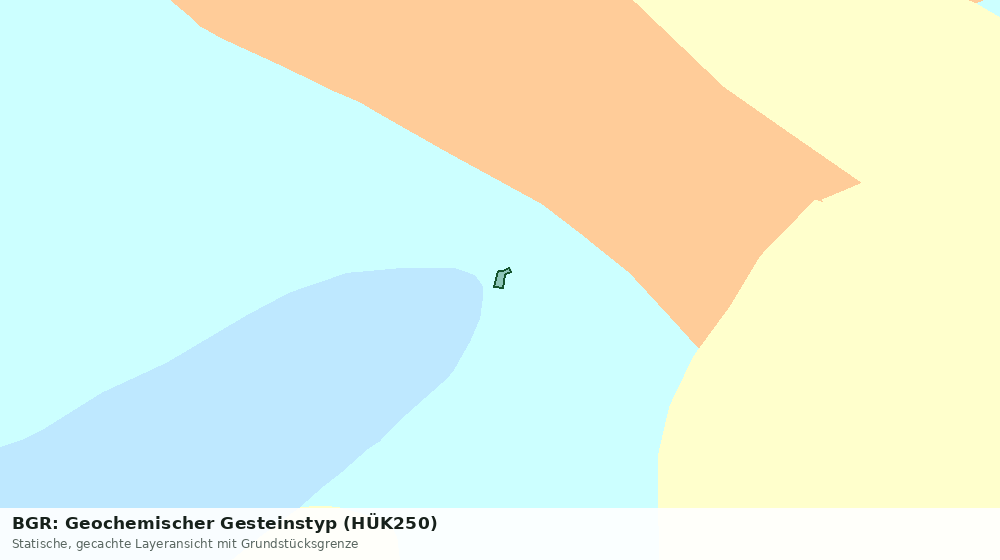 Statische Kartenansicht: BGR: Geochemischer Gesteinstyp (HÜK250)