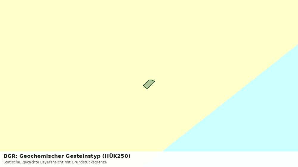 Statische Kartenansicht: BGR: Geochemischer Gesteinstyp (HÜK250)