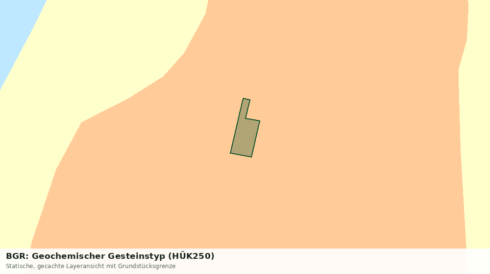 Statische Kartenansicht: BGR: Geochemischer Gesteinstyp (HÜK250)