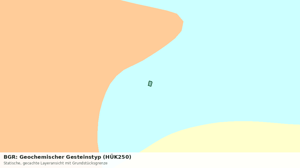 Statische Kartenansicht: BGR: Geochemischer Gesteinstyp (HÜK250)