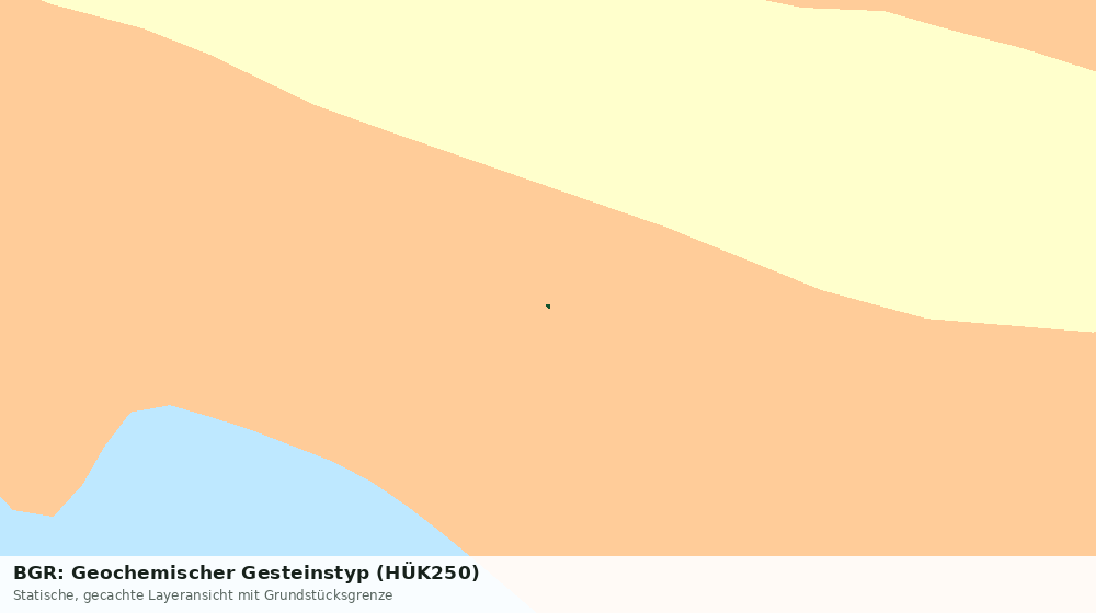 Statische Kartenansicht: BGR: Geochemischer Gesteinstyp (HÜK250)