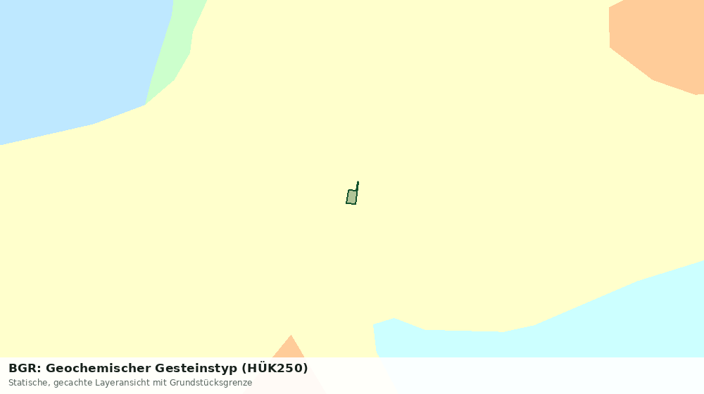 Statische Kartenansicht: BGR: Geochemischer Gesteinstyp (HÜK250)