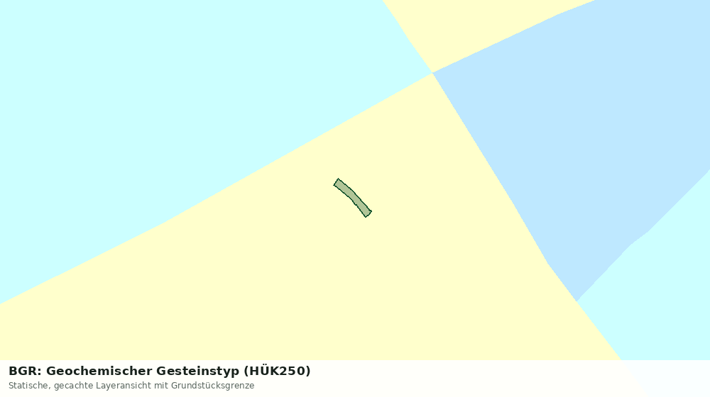 Statische Kartenansicht: BGR: Geochemischer Gesteinstyp (HÜK250)
