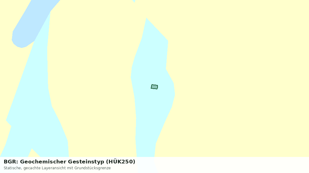 Statische Kartenansicht: BGR: Geochemischer Gesteinstyp (HÜK250)