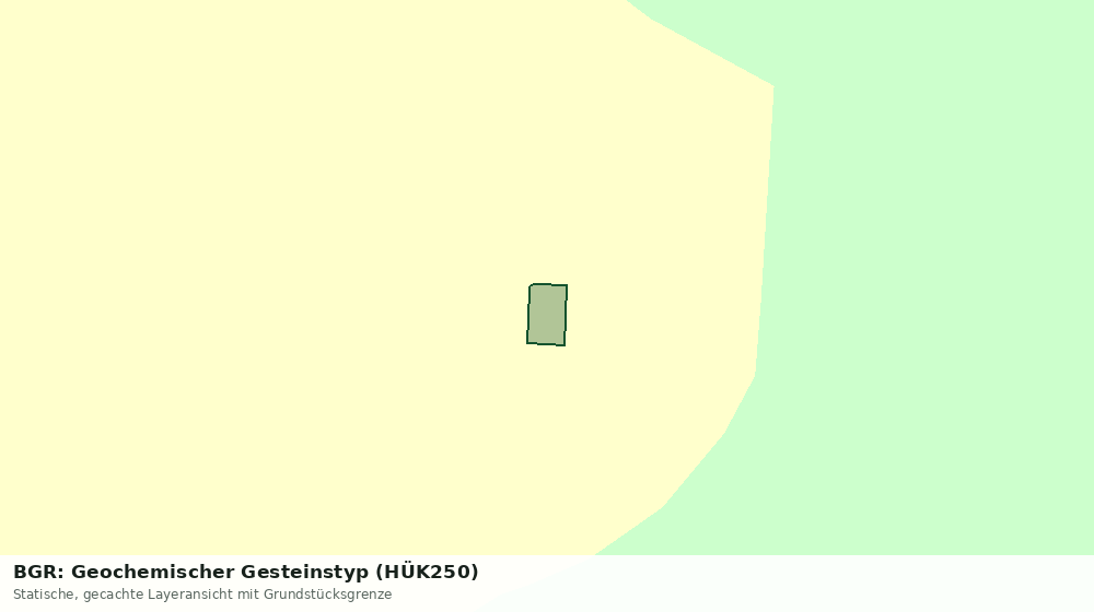 Statische Kartenansicht: BGR: Geochemischer Gesteinstyp (HÜK250)