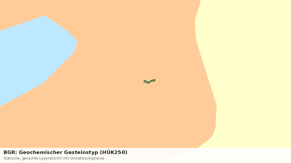 Statische Kartenansicht: BGR: Geochemischer Gesteinstyp (HÜK250)