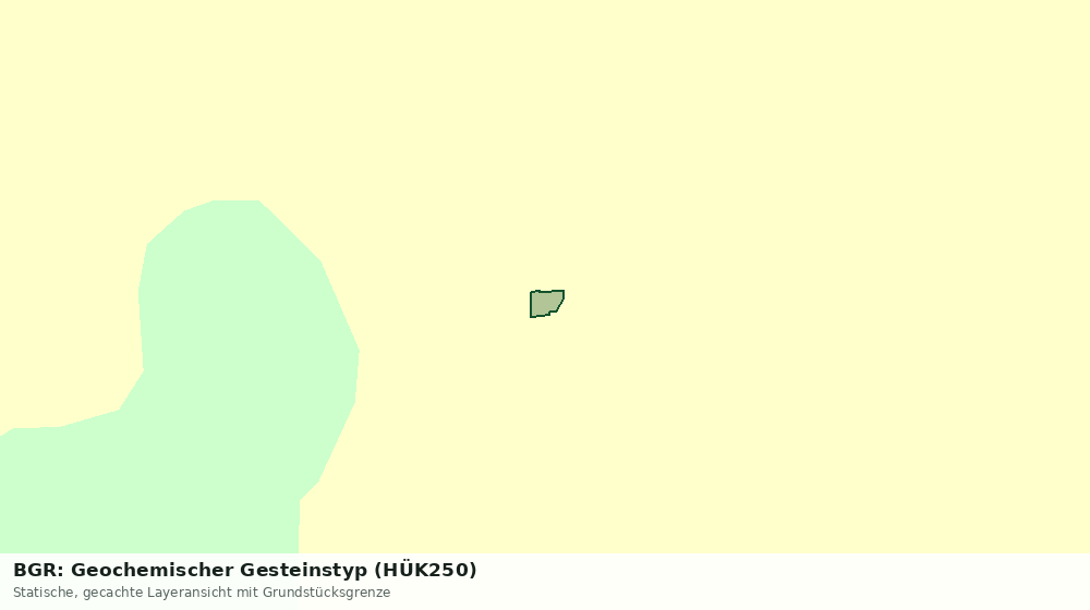 Statische Kartenansicht: BGR: Geochemischer Gesteinstyp (HÜK250)