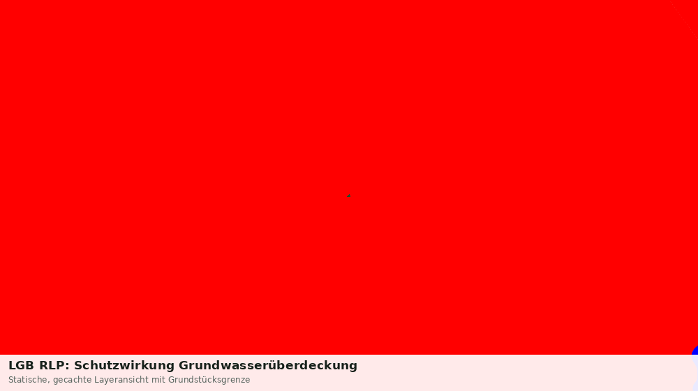 Statische Kartenansicht: LGB RLP: Schutzwirkung Grundwasserüberdeckung