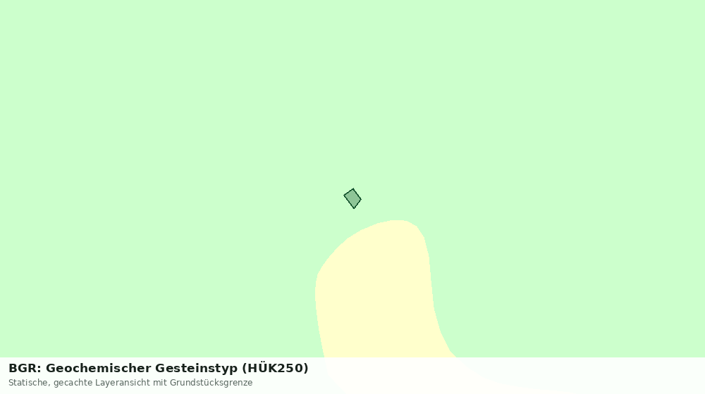 Statische Kartenansicht: BGR: Geochemischer Gesteinstyp (HÜK250)