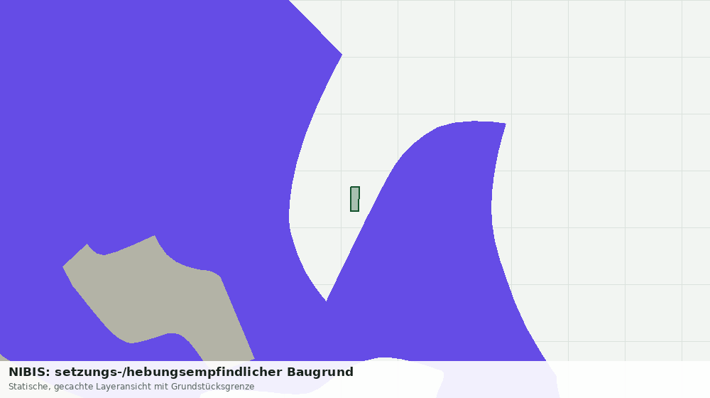 Statische Kartenansicht: NIBIS: setzungs-/hebungsempfindlicher Baugrund