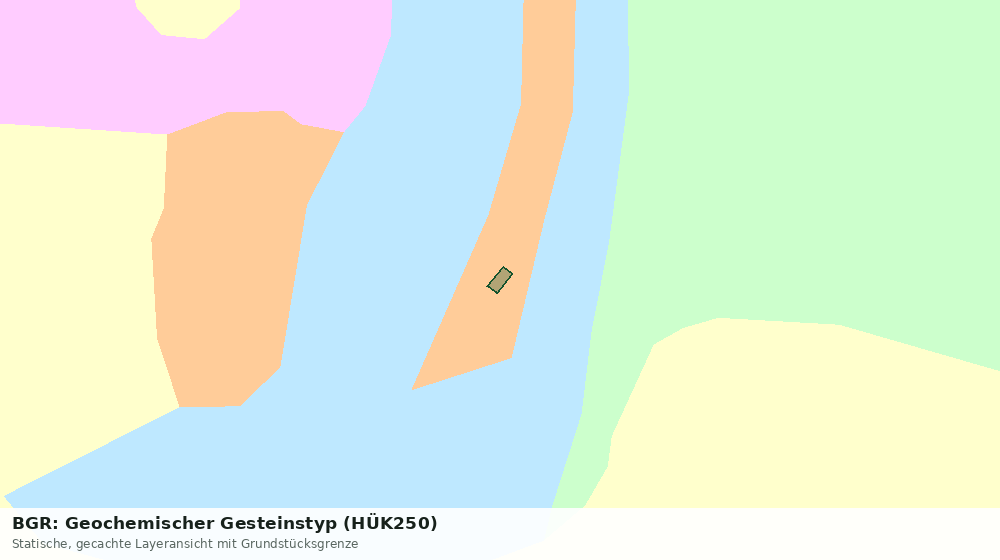 Statische Kartenansicht: BGR: Geochemischer Gesteinstyp (HÜK250)