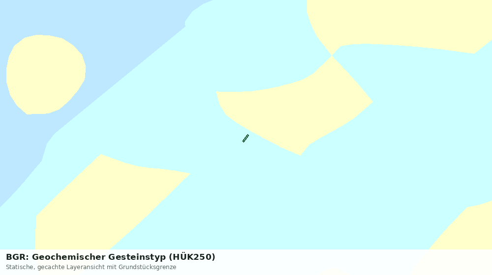 Statische Kartenansicht: BGR: Geochemischer Gesteinstyp (HÜK250)