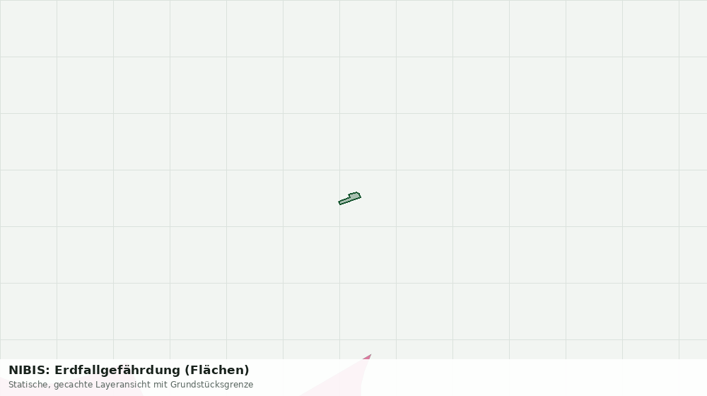 Statische Kartenansicht: NIBIS: Erdfallgefährdung (Flächen)