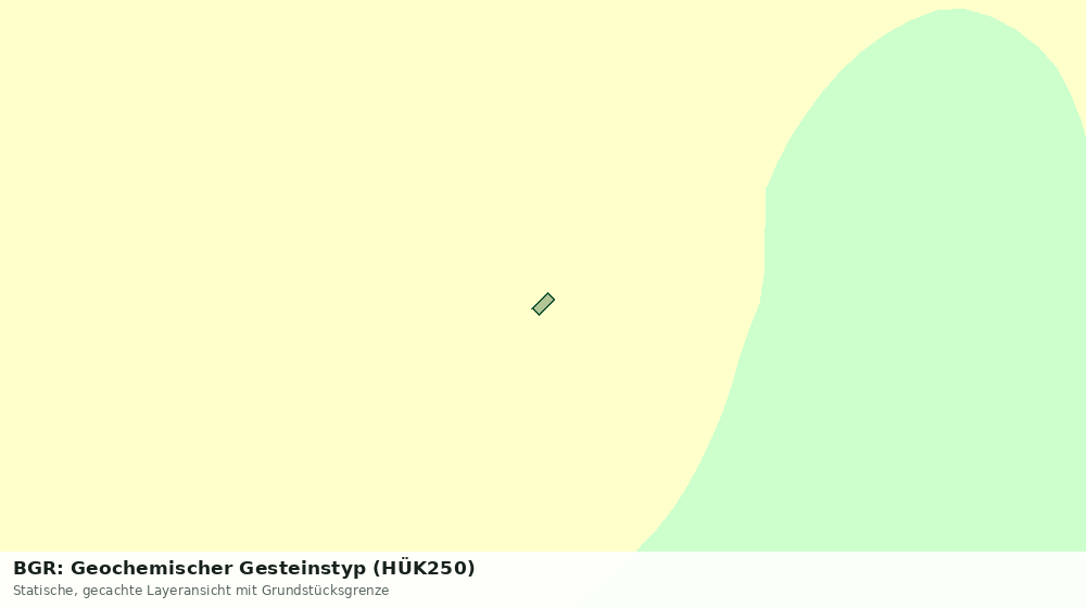 Statische Kartenansicht: BGR: Geochemischer Gesteinstyp (HÜK250)