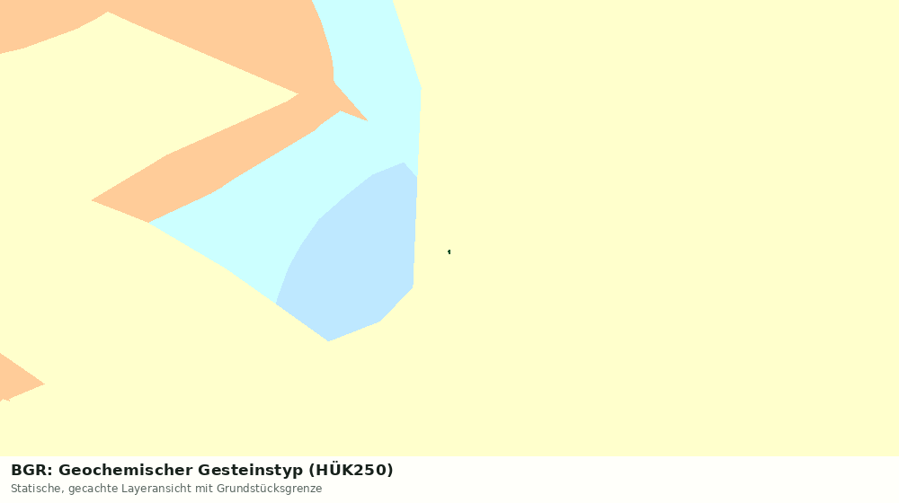 Statische Kartenansicht: BGR: Geochemischer Gesteinstyp (HÜK250)