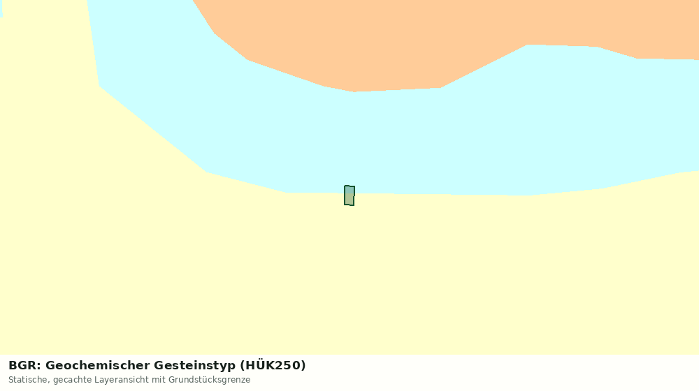 Statische Kartenansicht: BGR: Geochemischer Gesteinstyp (HÜK250)