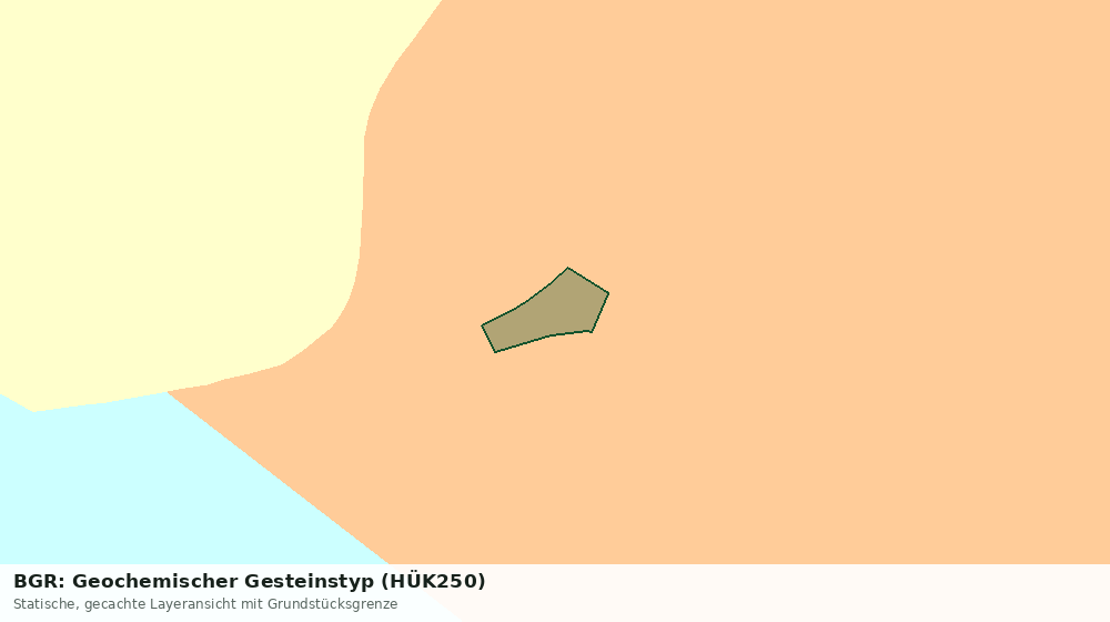 Statische Kartenansicht: BGR: Geochemischer Gesteinstyp (HÜK250)