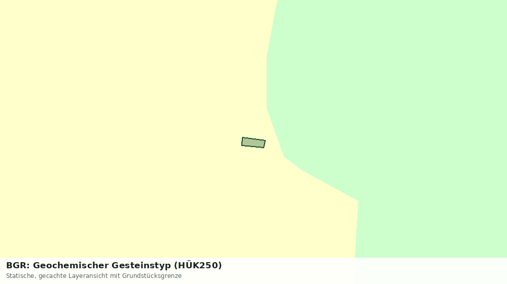 Statische Kartenansicht: BGR: Geochemischer Gesteinstyp (HÜK250)