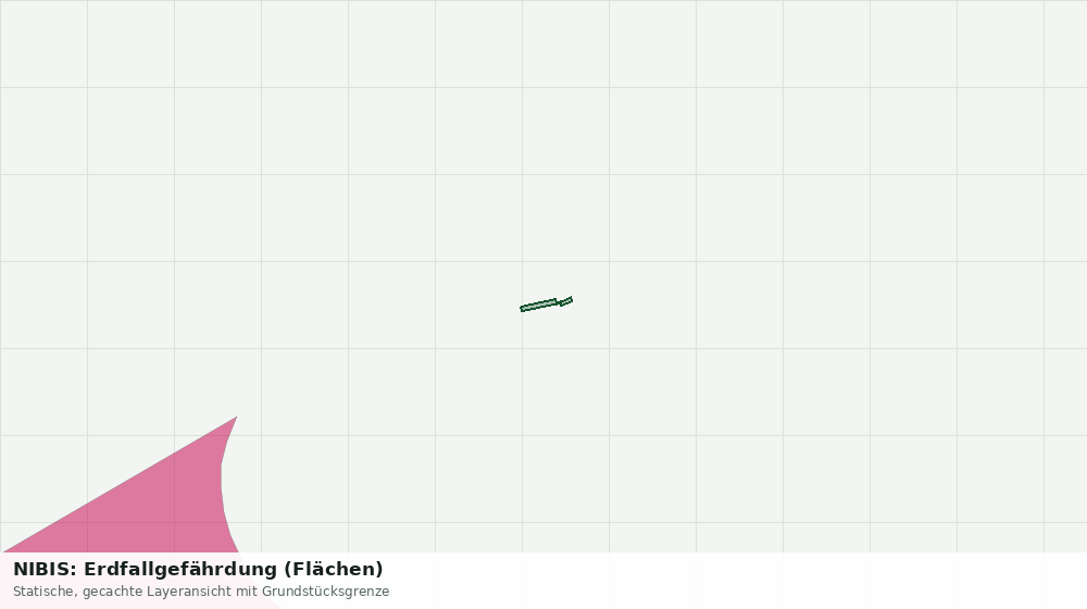 Statische Kartenansicht: NIBIS: Erdfallgefährdung (Flächen)