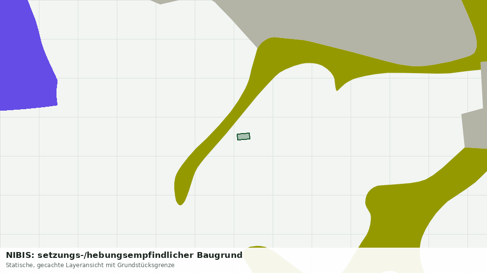 Statische Kartenansicht: NIBIS: setzungs-/hebungsempfindlicher Baugrund