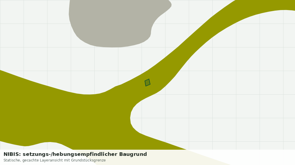 Statische Kartenansicht: NIBIS: setzungs-/hebungsempfindlicher Baugrund