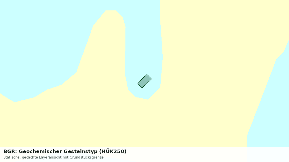 Statische Kartenansicht: BGR: Geochemischer Gesteinstyp (HÜK250)