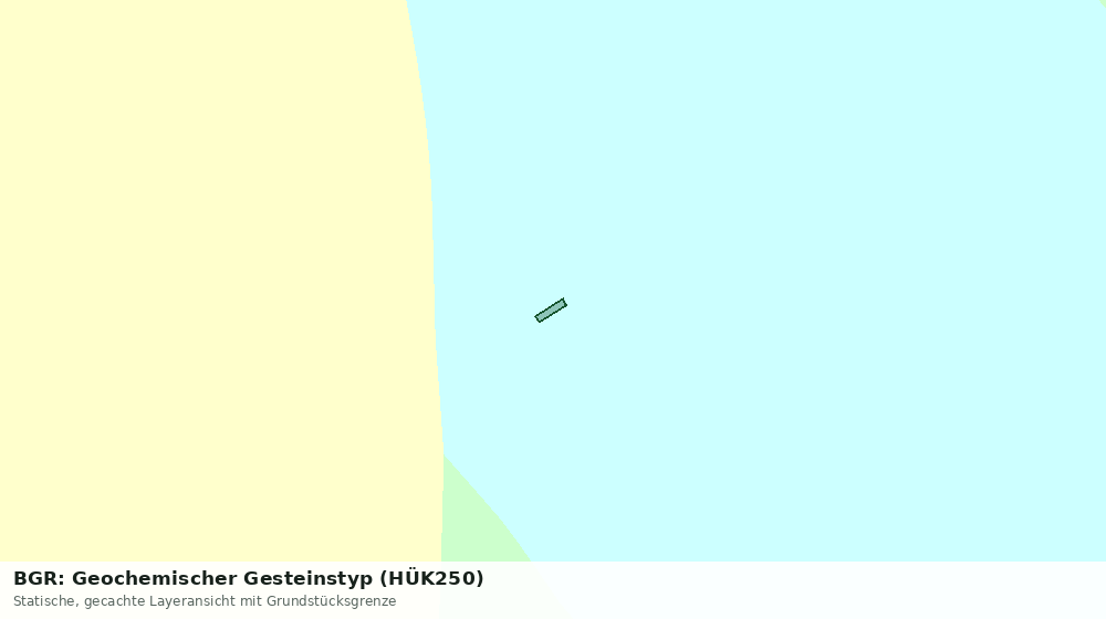 Statische Kartenansicht: BGR: Geochemischer Gesteinstyp (HÜK250)