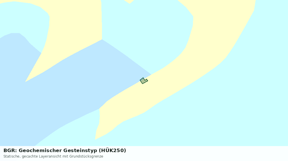 Statische Kartenansicht: BGR: Geochemischer Gesteinstyp (HÜK250)