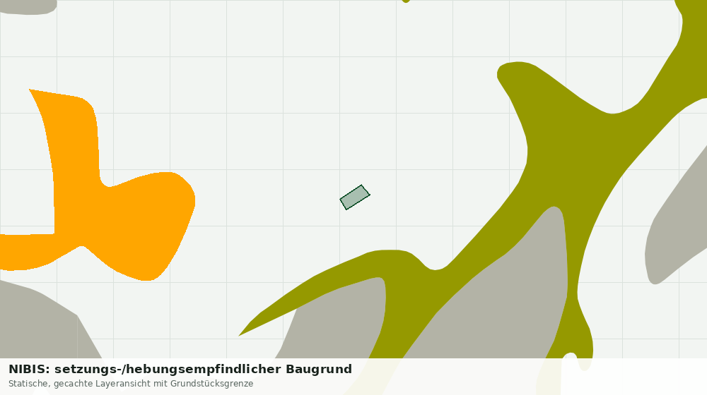 Statische Kartenansicht: NIBIS: setzungs-/hebungsempfindlicher Baugrund