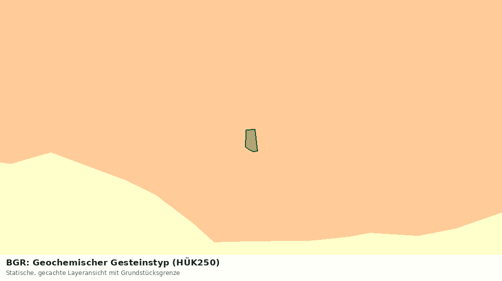 Statische Kartenansicht: BGR: Geochemischer Gesteinstyp (HÜK250)