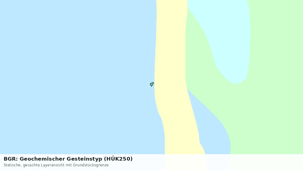 Statische Kartenansicht: BGR: Geochemischer Gesteinstyp (HÜK250)