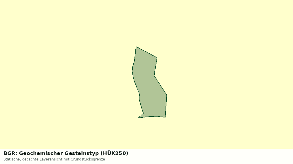 Statische Kartenansicht: BGR: Geochemischer Gesteinstyp (HÜK250)