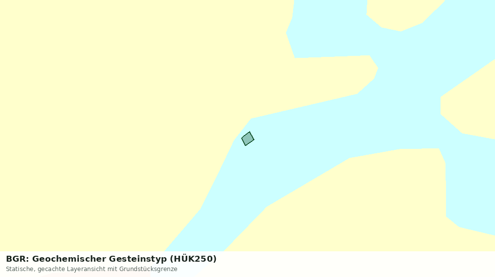 Statische Kartenansicht: BGR: Geochemischer Gesteinstyp (HÜK250)