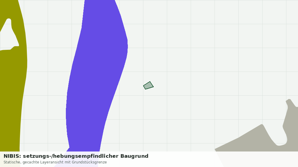 Statische Kartenansicht: NIBIS: setzungs-/hebungsempfindlicher Baugrund