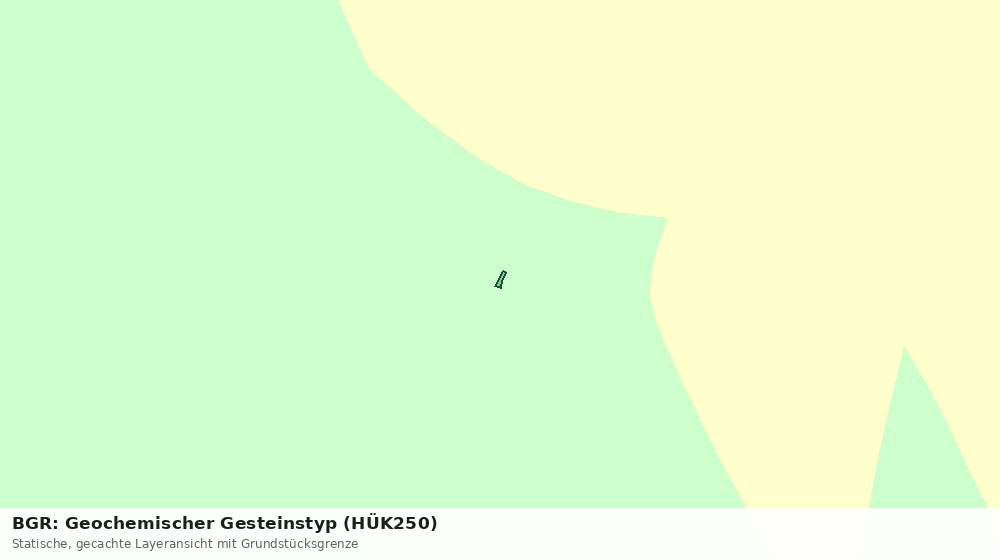 Statische Kartenansicht: BGR: Geochemischer Gesteinstyp (HÜK250)