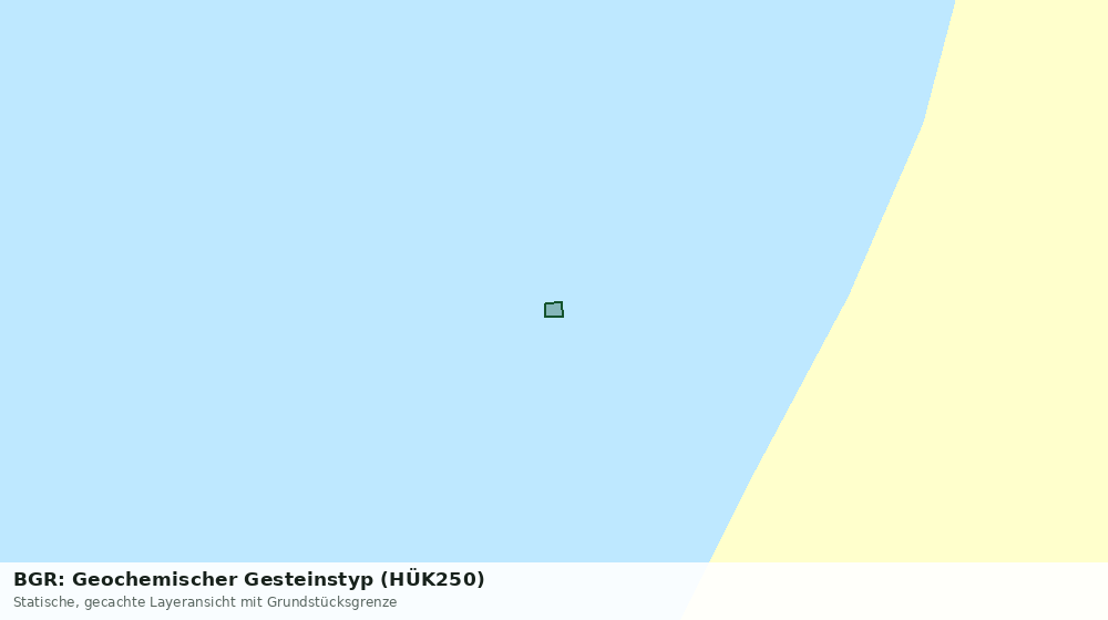 Statische Kartenansicht: BGR: Geochemischer Gesteinstyp (HÜK250)