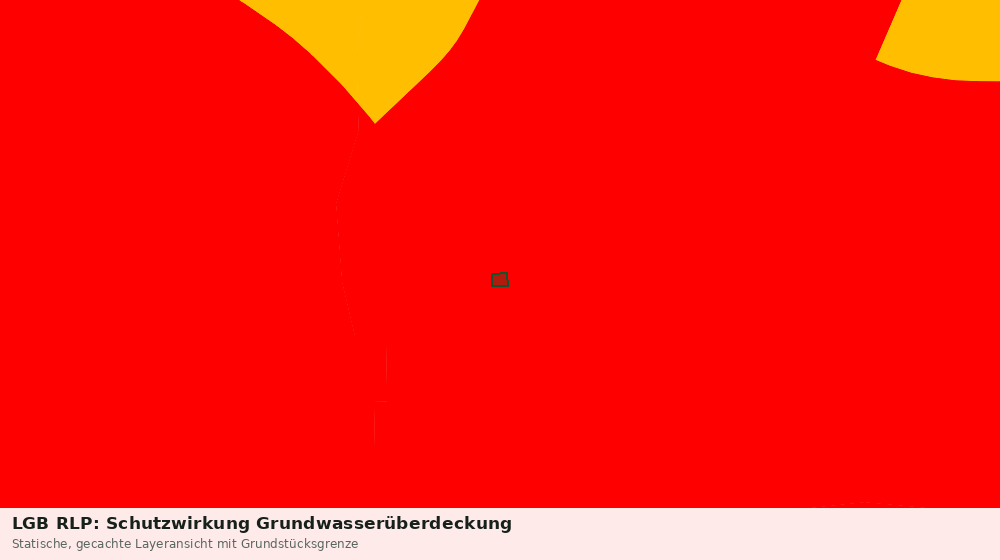 Statische Kartenansicht: LGB RLP: Schutzwirkung Grundwasserüberdeckung