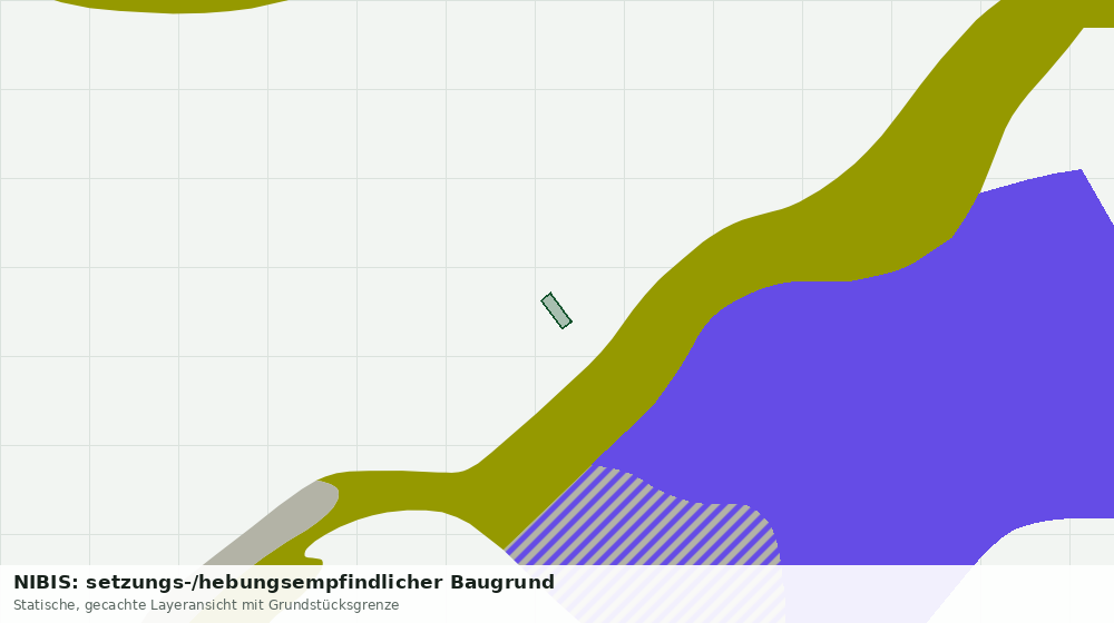 Statische Kartenansicht: NIBIS: setzungs-/hebungsempfindlicher Baugrund